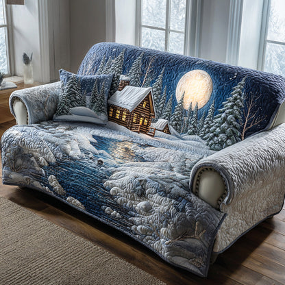Quilted Sofa Cover – Forest Pattern NCU0VT360