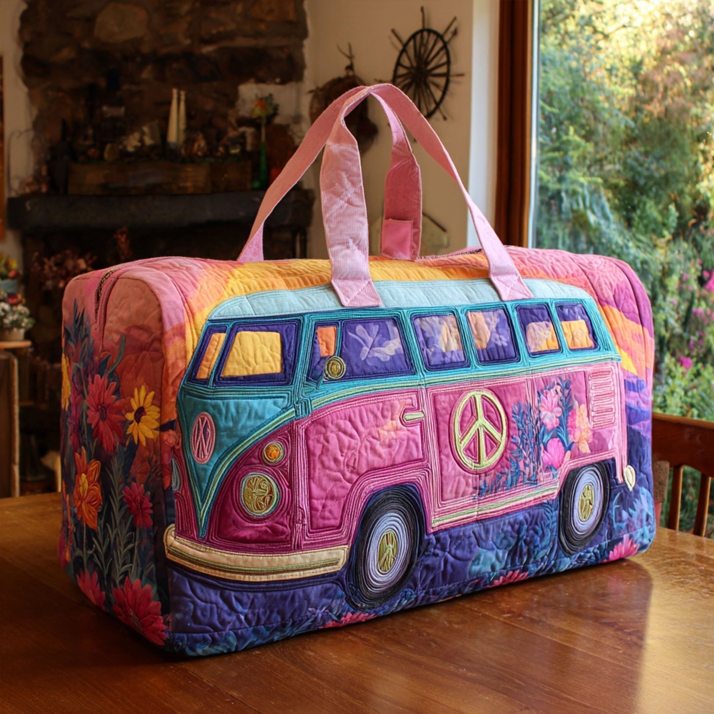 Quilted Travel Bag – Western Horse II