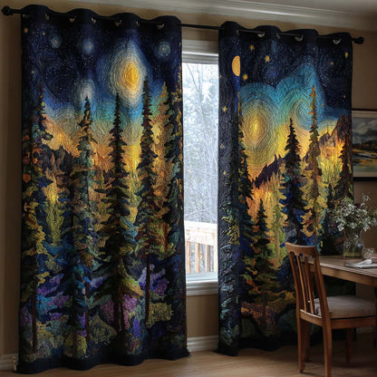 "Quiltade Gardiner – Stjärnskogen NCU0NT11280" can be rewritten as "Stjärnskogen Quilted Curtains – Model NCU0NT11280".
