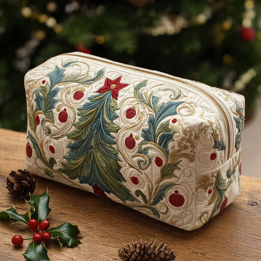 Quilted Cosmetic Bag with Star Garland NCU0PT9192