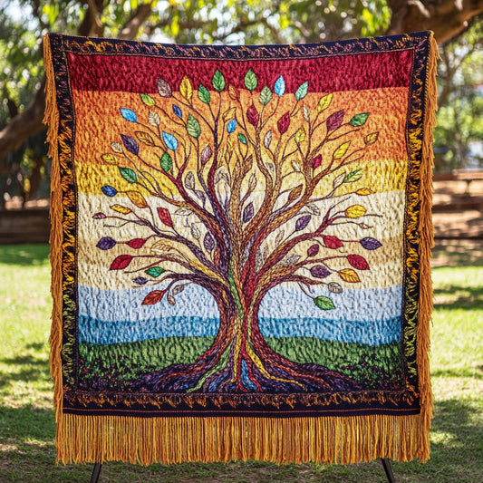 Woven Blanket – Sunset Spectrum NCU0NT4783