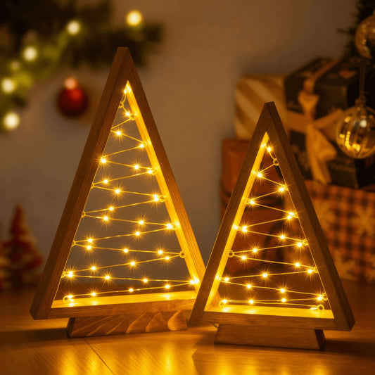 Wooden Triangle Tree