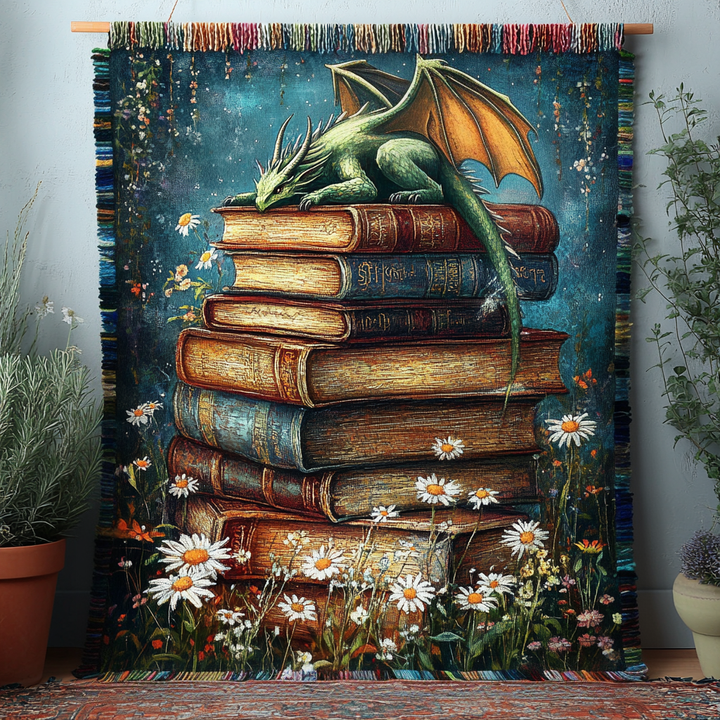 Woven Blanket – Book Guardians NCU0DV3882