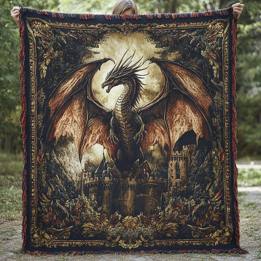 Woven Blanket – The Braided Enchanted Serpent NCU0DV3935