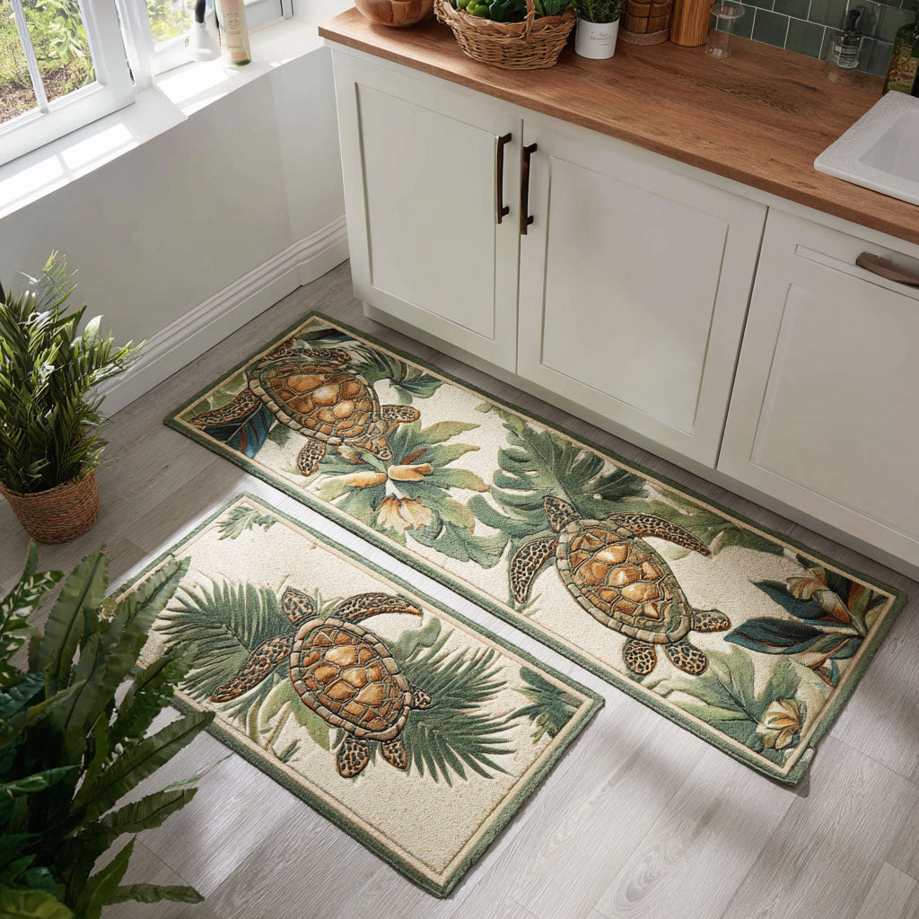 Tropisk Tiki-inspirerad halkfri köksmatta – NCU0PT10169