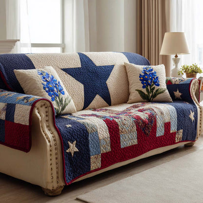 Amerikansk Stil Quiltat Sofföverdrag – Modell NCU0VT373