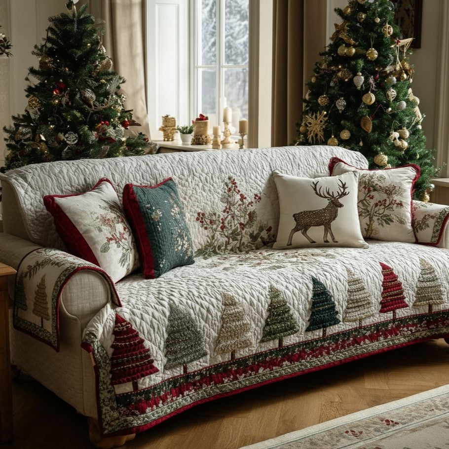 Quilted Sofa Cover – Forest at Dusk NCU0DV8364