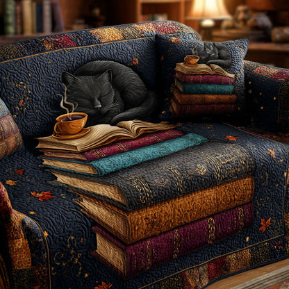 Quilted Sofa Cover – Velvet-Like Appearance NCU0TV762