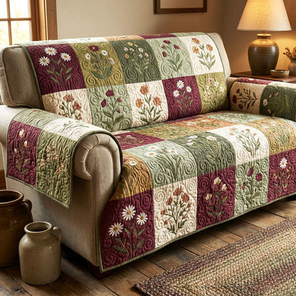 Vintage-stil Quiltad Sofföverdrag – Modell NCU0TV1553
