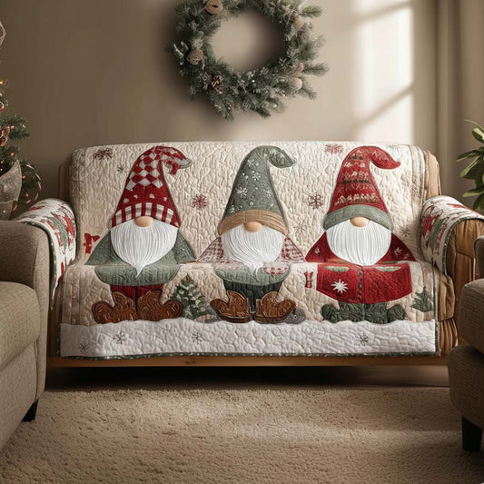 Quilted Sofa Cover – Enchanting Gnome Design NCU0NT11270