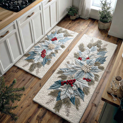 Antislip Köksmatta – Charm Poinsettia Vinter NCU0TD1728