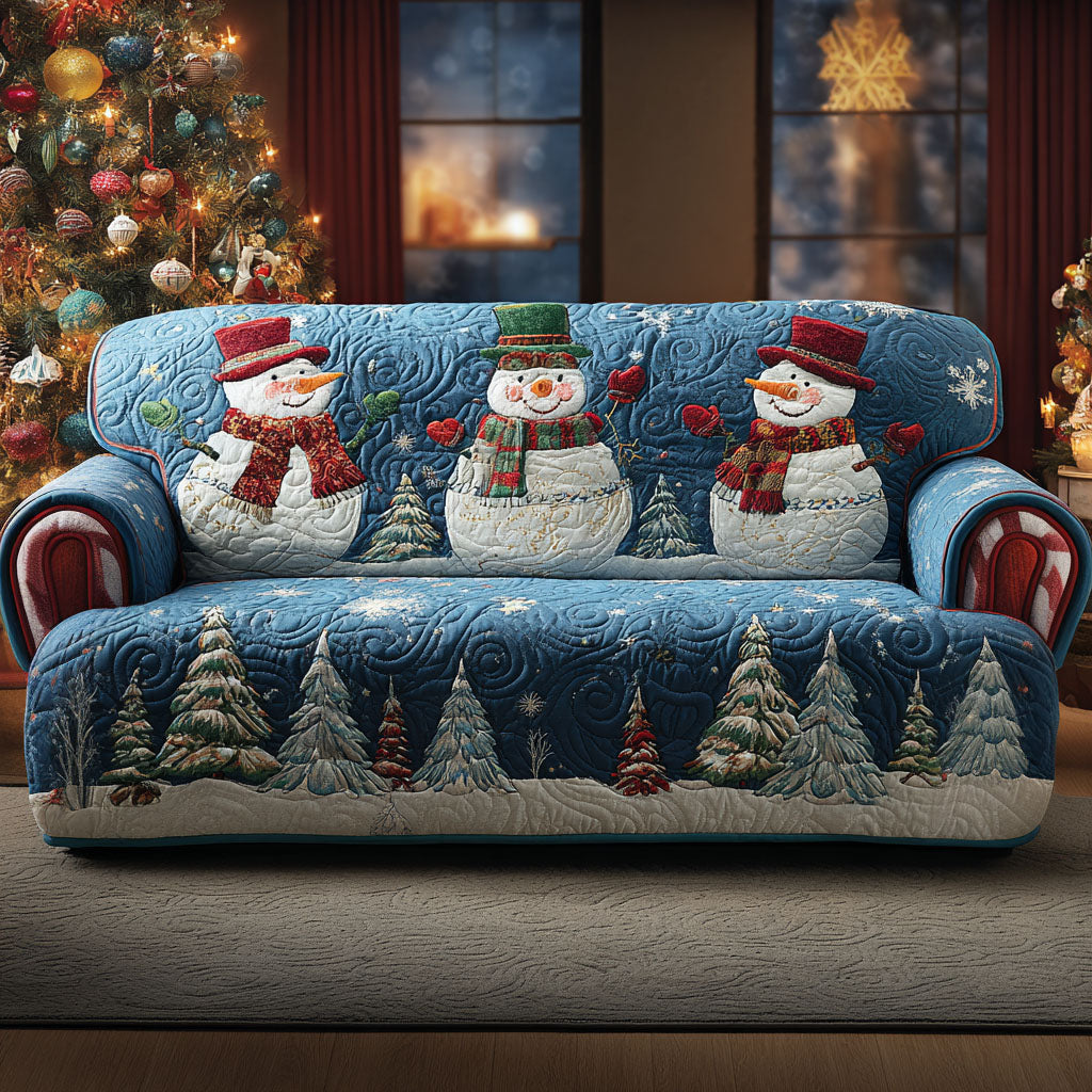 Quilted Sofa Cover – Winter Pattern NCU0TV790