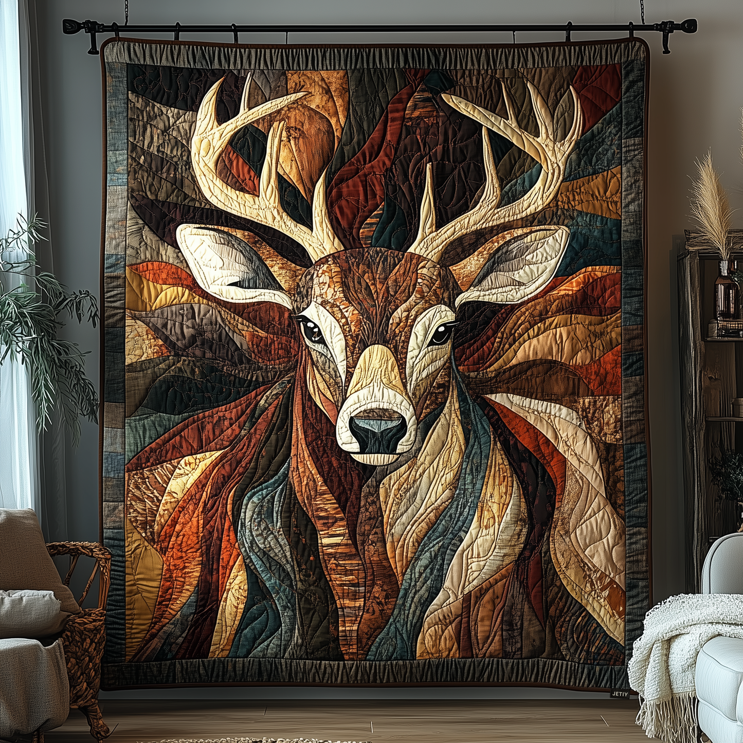 Woodland Majesty Quilted Throw – NCU0DK2140