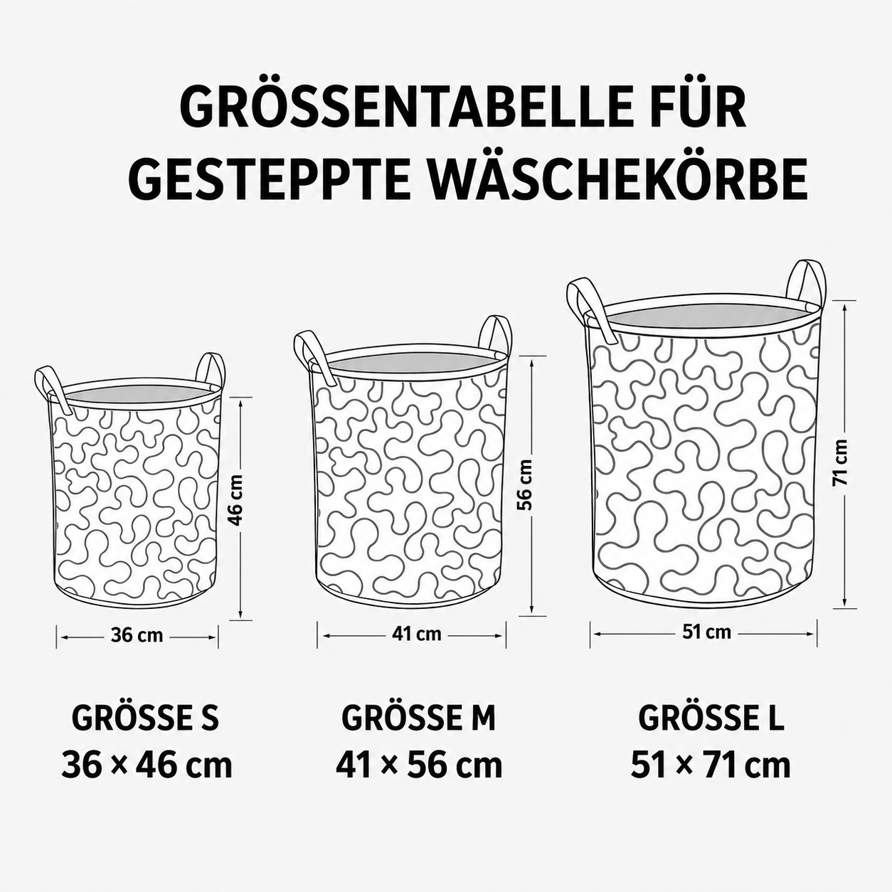 Gesteppter Wäschekorb – mit Schäfchen NCU0DV806