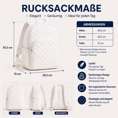 Hippie Van Ryggsäck med Svarta Axelremmar