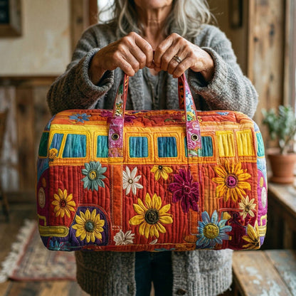 Gestepptes Reisetasche im Hippiebus-Design
